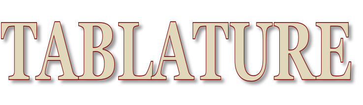 TABLATURE

