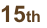 15th
